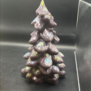 Candyland 2022 hand painted eggplant mosser large glass tree